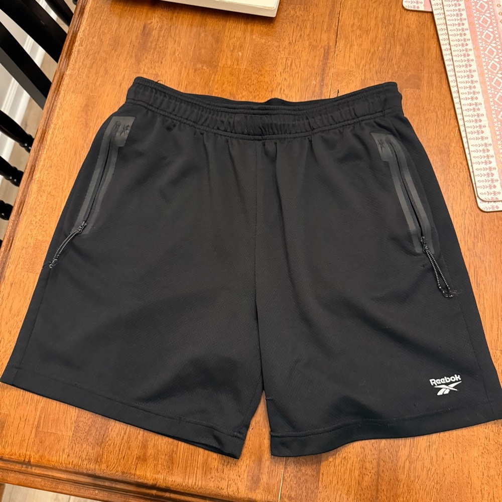 Reebok Men's Black Performance Shorts